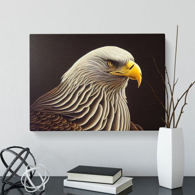 Stunning Eagle Bird - Wrapped Canvas