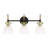 3-light Glass Wall Arm Sconce