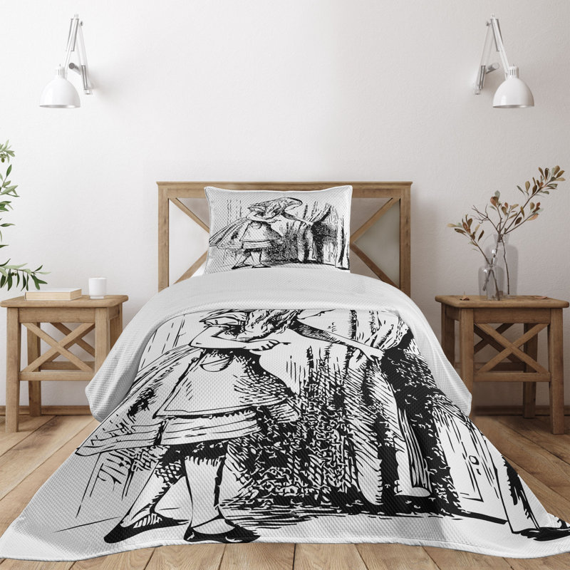 Polyester Coverlet, King Bedspread + 2 Shams