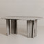 Celia Oval Marble Dining Table-1903313031