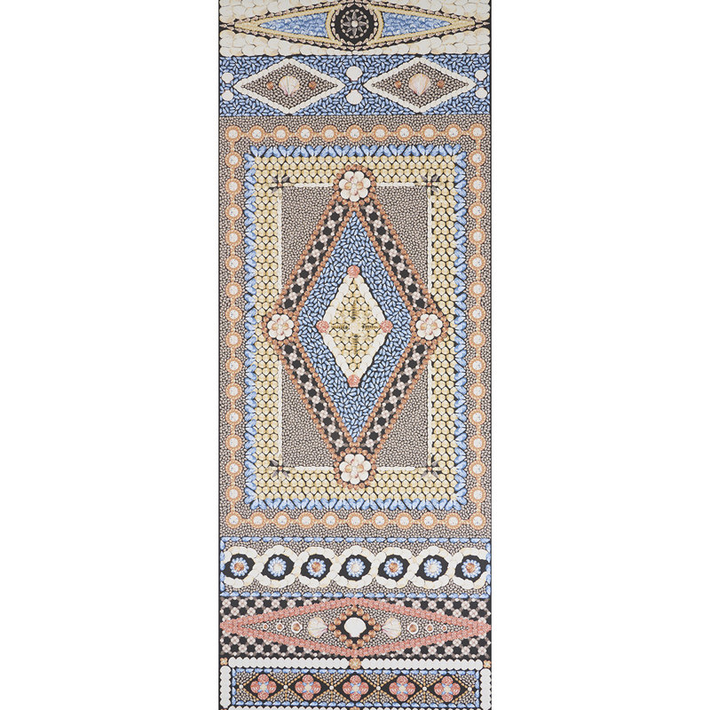 Papier peint Schumacher x Mary McDonald, Onyx / multicolore