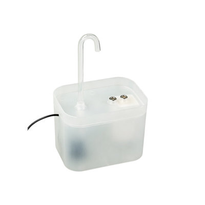 P lastic bird bath tub Automatic Circulating Water Bird Shower Bath Box Circulating Running Water Bath Tub For Parrots Small Birds Daily Plumage Cleaning Supplies