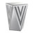 Triangular Mirror Square Table