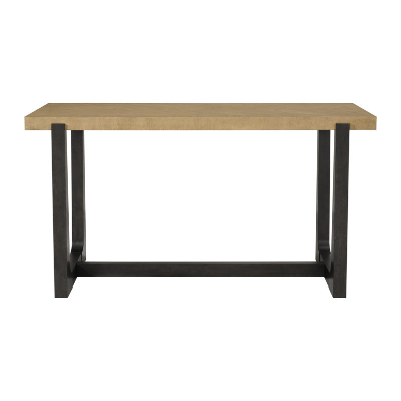 Table carrée et caramel