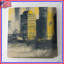 Couvre-lit matelassé jaune Urban Skyline toutes tailles-126130469
