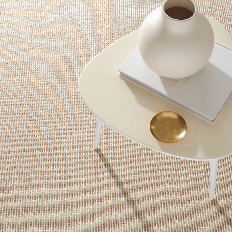 Haverhill Natural Handwoven Cotton Rug, Rectangle 8' x 10', Natural