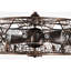 Ventilateur de plafond en cristal antique de 28 pouces avec télécommande Nyberg
