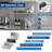 Derrel 36'' W Stainless Steel Shelving Unit