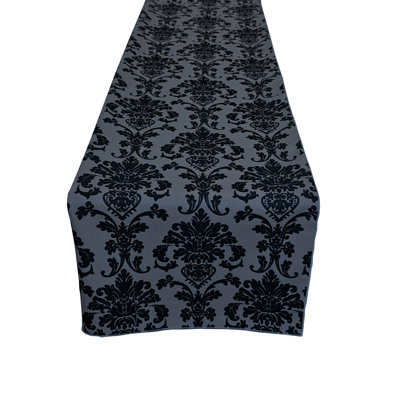 Poplin Damask Table Runner