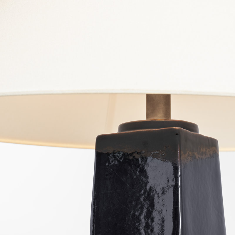 Cabazon Table Lamp, Raven Black, 29.75" H x 22" W x 22" D
