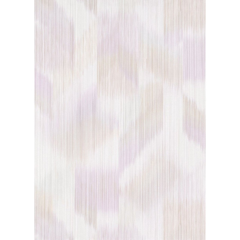 Panneau de papier peint L 32,97 pi x l 27,56 po Ibson, Rose / crème