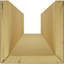 Poutre de plafond 3 côtés en faux bois Endurathane Rough Cedar (poutre en U)-96270198-105323837-105323833