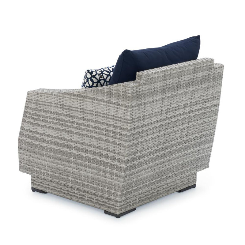 Cannes Outdoor 5 - Piece Conversation Set, Canvas Navy Sunbrella® Canvas