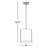 Pasadena 1 - Light Black/White Single Pendant
