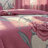 9-Piece Pink & White Rose Floral Queen Quilted Bedspread Set with Matching Curtains-121273311