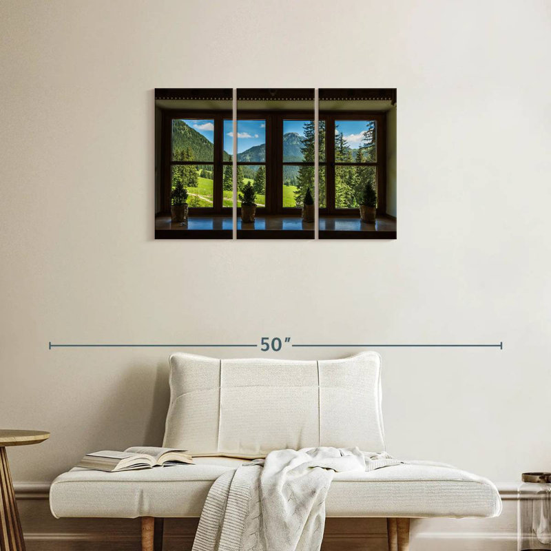 Lilie Window To Tatra Park, 20" H x 33" W