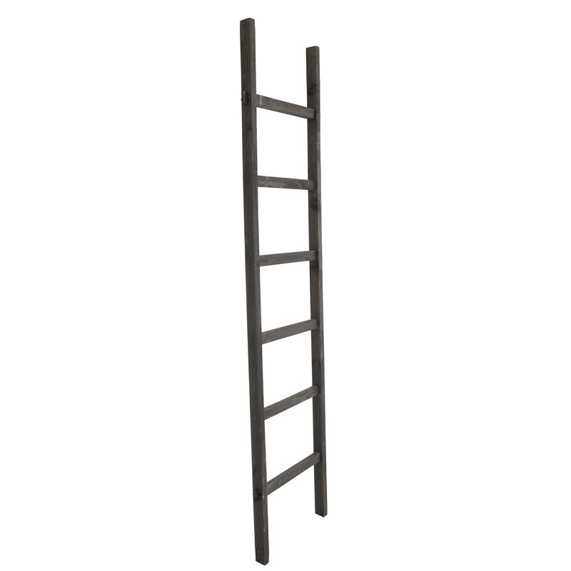 Deeter 6.4 ft Blanket Ladder, Black