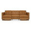 Appiah Power Recliner Sofa Tan Leather