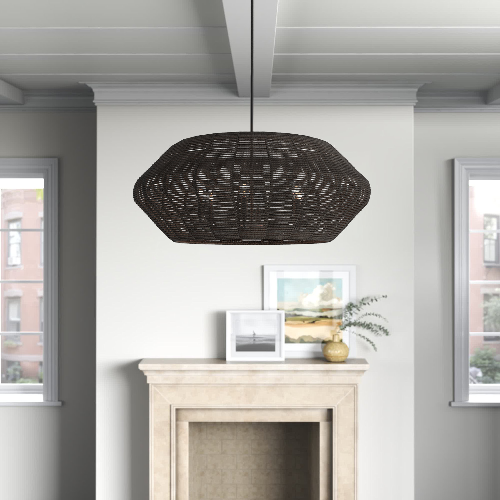 Ariza 5 - Light Chandelier, Black