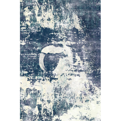 Teal And Blue - Wrapped Canvas Painting