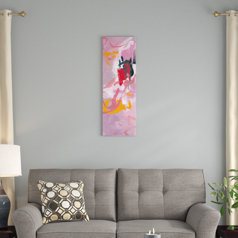 Composition 1B par Melissa Wang - reproduction d'art graphique sur toile tendue, H 48 po x l 16 po x P 1,5 po