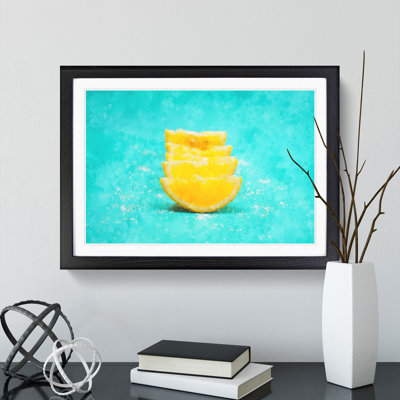 Lemon and Salt - Picture Frame Painting