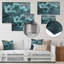  «Blue Cherry Blossom Raindrop Reflection - Cherry Blossom Wall Decor»-938395443-968809838