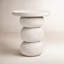 Demetra Mango End Table, White