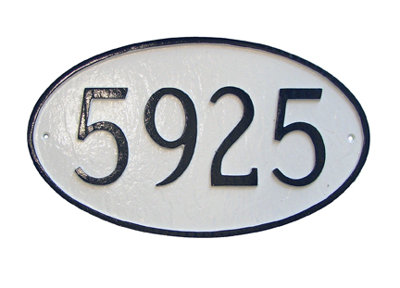 1-Line Wall Address Plaque