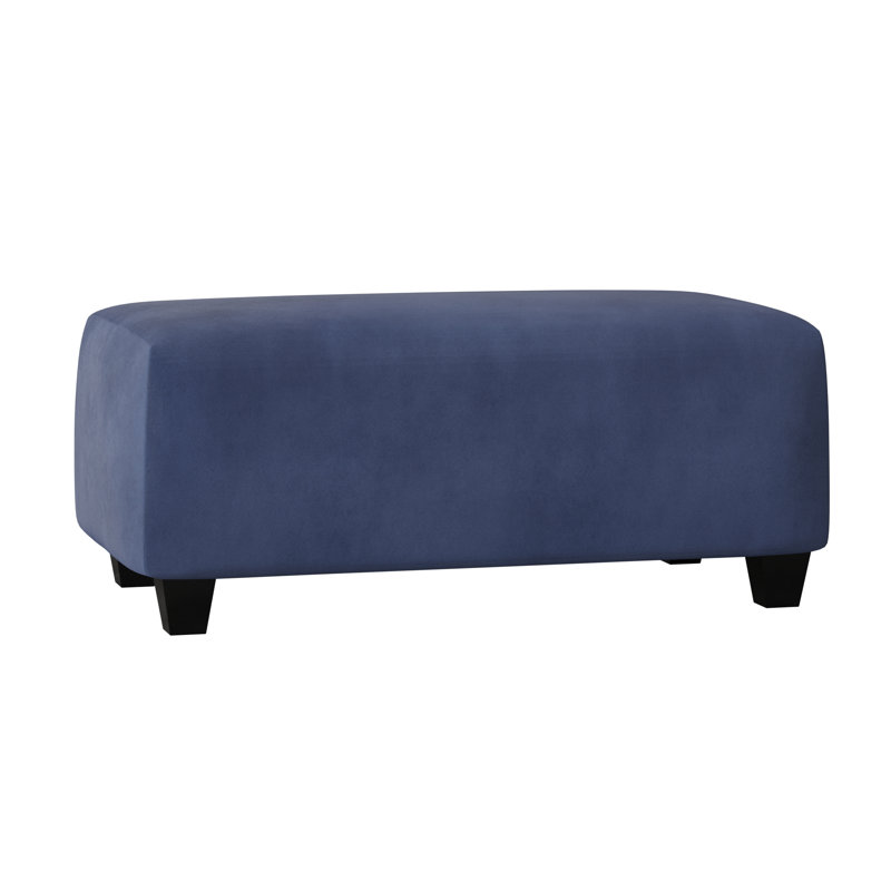 Jireth Upholstered Ottoman, Bulldozer Cobalt