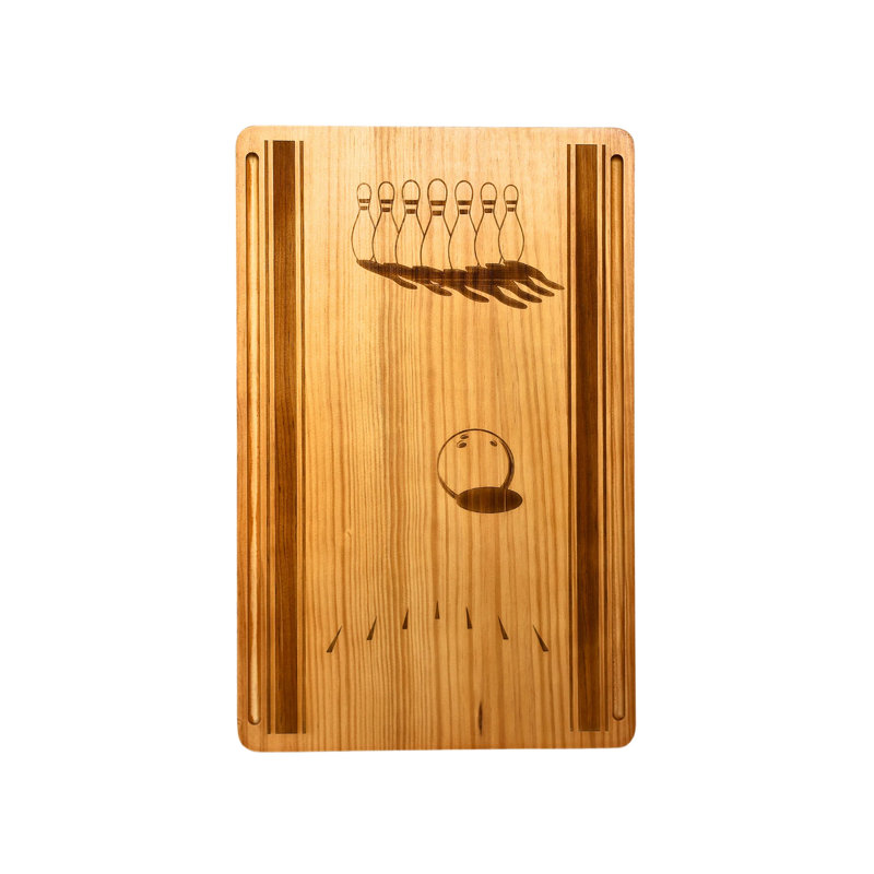 Planche en bois Bowling Lane - 11,5 po x 18 po