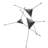 Abstract LED Flush Mounted Sconce-44563617