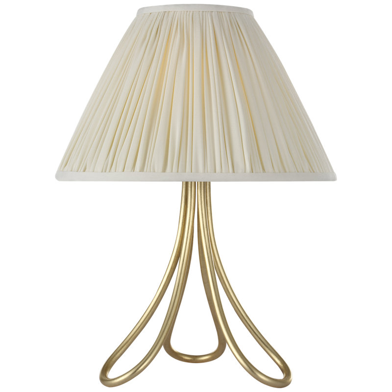 Jeanne 13" Cordless Accent Lamp with Shade, Rattan