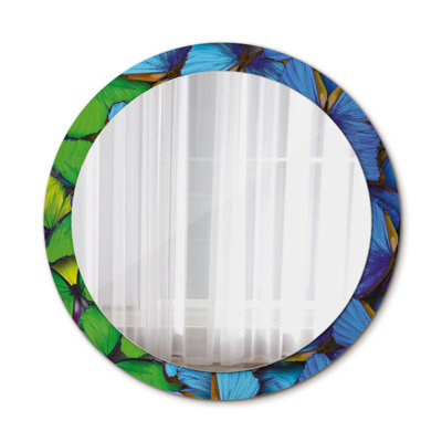 Huldar Glass Flat Wall Mirror