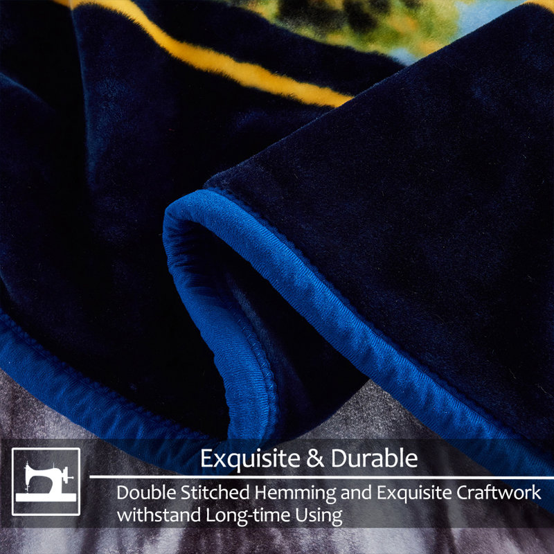 2021SEP0226 Plain Weave / Muslin Throw Blanket, King