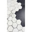 Bianco Dolomite 2 "hexagonal brillant