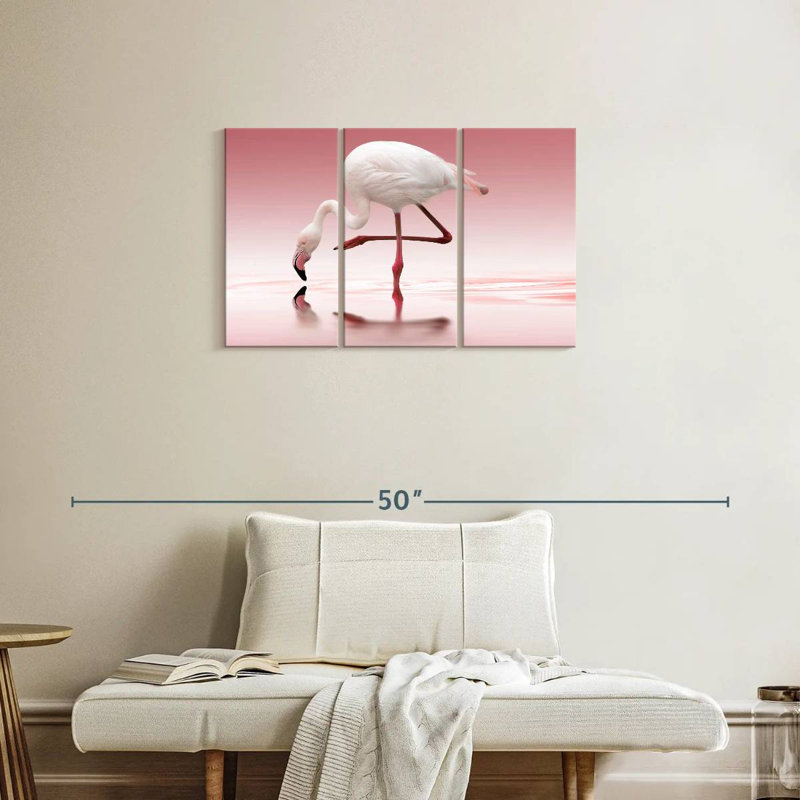 Brampt Bent Flamingo, 20" H x 33" W