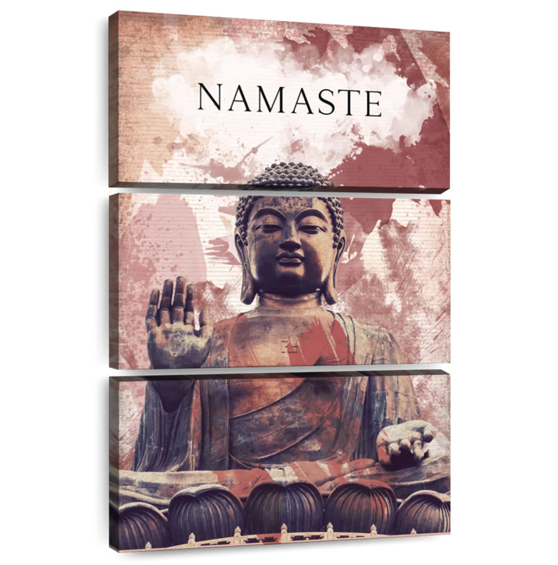 Adella Namaste Buddha Statue, 50" H x 32" W