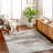 Davide Abstract Dark Gray Area Rug-659824367
