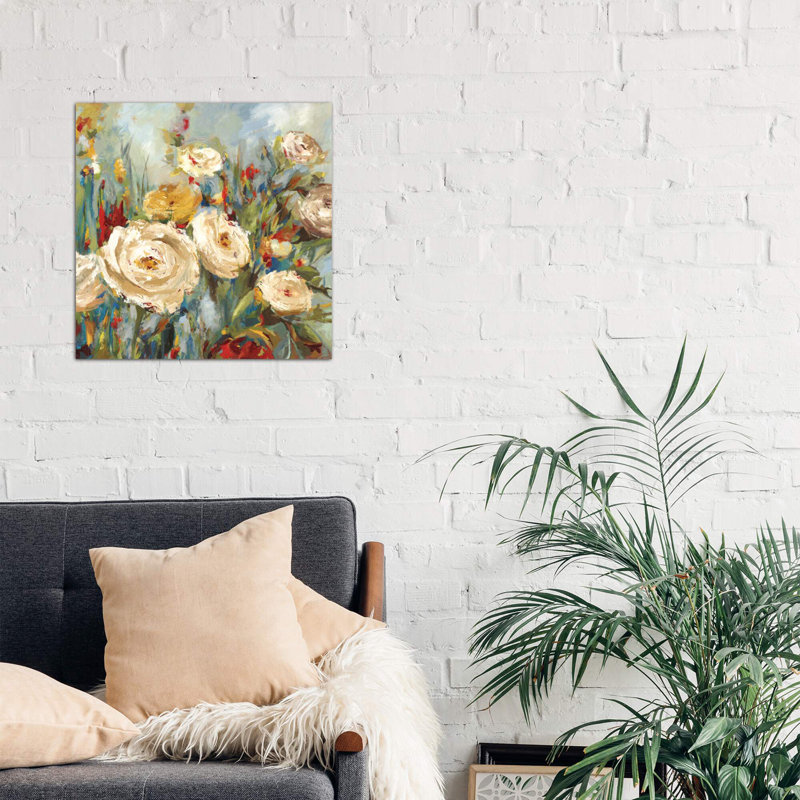 Calico Fields by Asia Jensen - Wrapped Canvas Painting, 66.04 cm H x 66.04 cm W x 1.91 cm D