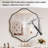 Scalloped Octagon Wall Mirror, Wavy Edge Decorative Vanity Mirror with Metal Frame for Bathroom, Bedroom, Entryway-1023366921-1023366923