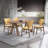 ACME Sarha Dining Table, Walnut Finish
