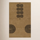 5_Momeni Simba Hand Tufted Wool Contemporary Beige Area Rug 2' X 3'