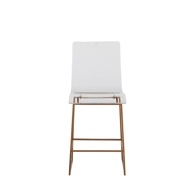 King Stool, Antique Gold, Counter Stool (24.75" Seat Height)