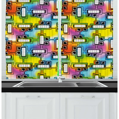 Pointed Kitchen Curtain