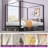 Purwin Metal Canopy Bed with Built In USB Port-1413323724