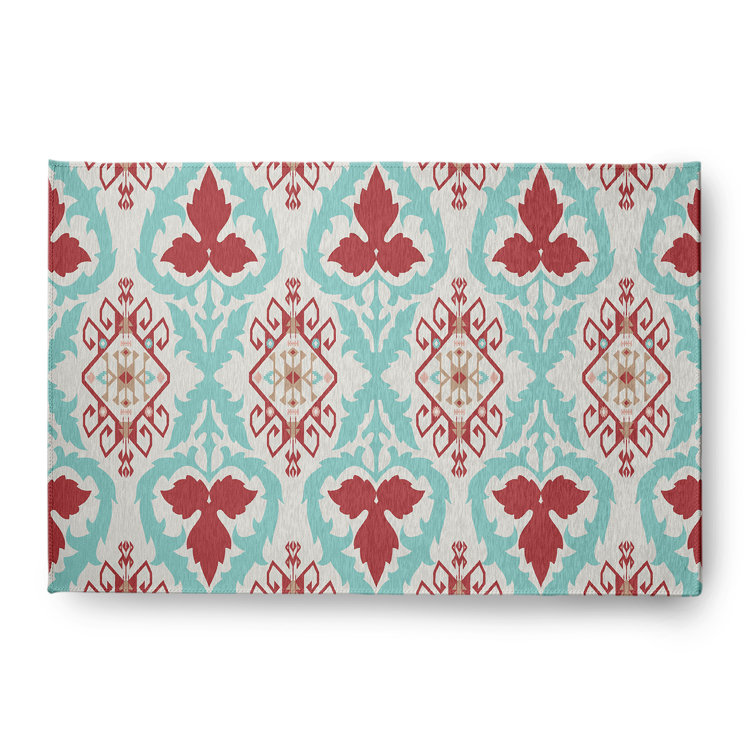 Chenille Ikat Indoor Rug