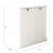 Tilt-Out Laundry Sorter Cabinet - Material, Removable Cloth Bags, Painting, 100-Pound Load-Bearing, Easy Assembly White With Two Compartments, , Coated, To Install, Load Capacity-1524299131