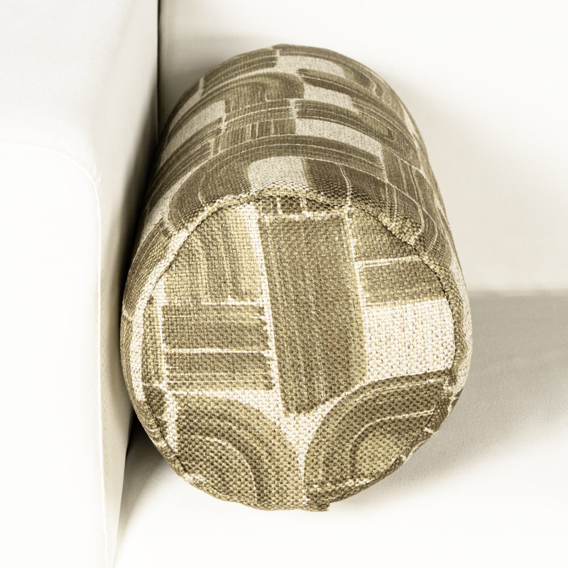 Coussin décoratif Iriye Albue, 39 po x 8 po, polyester, Aneth