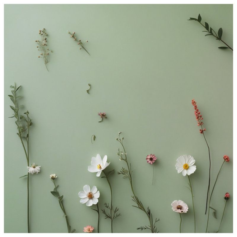 Coussins décoratifs Wildflowers On, 26 x 26 inches